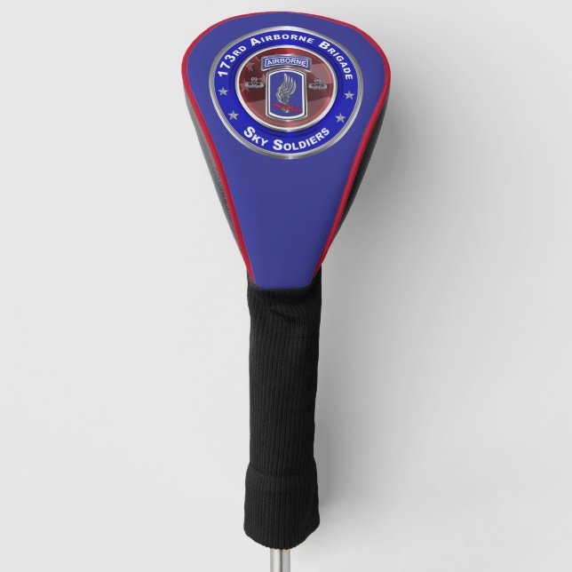 173rd Airborne Brigade Combat Team  Golf Head Cover (Front)