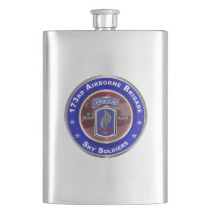 173rd Airborne Brigade Combat Team Hip Flask