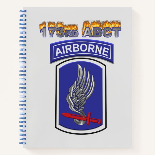 173rd Airborne Brigade Combat Team Notebook (Front)