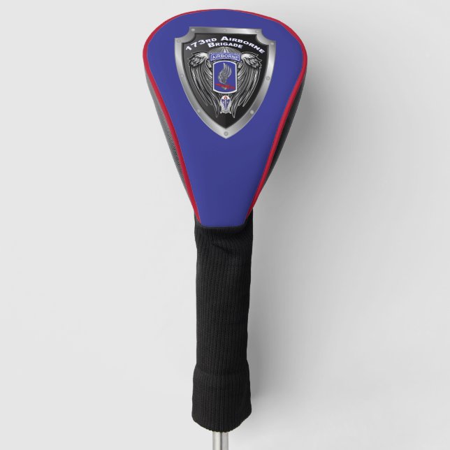 173rd Airborne Brigade Combat Team "Shield" Golf Head Cover (Front)