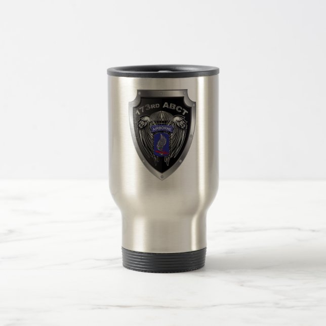 173rd Airborne Brigade Combat Team Travel Mug (Center)
