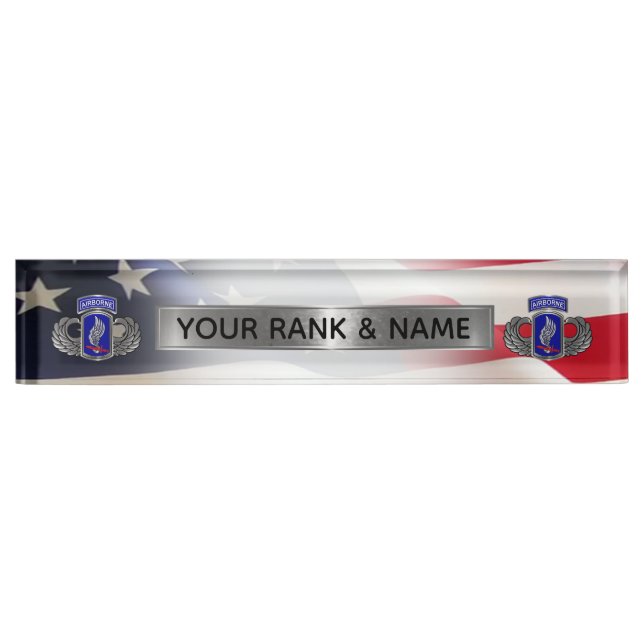 173rd Airborne Brigade  Nameplate (Front)