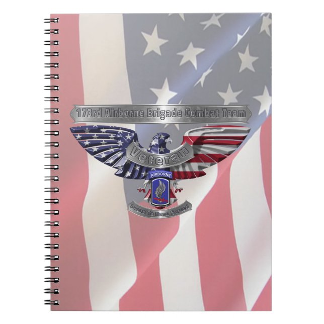 173rd Airborne Brigade Notebook (Front)