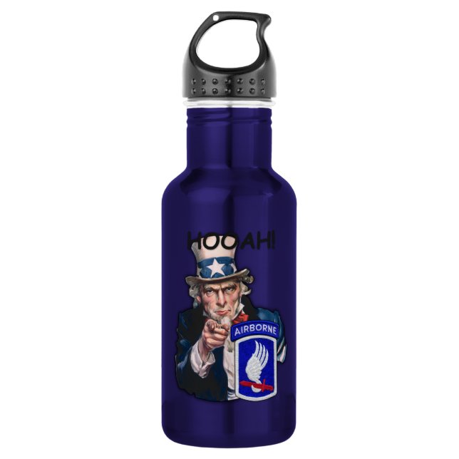 173rd Airborne Brigade Patch 532 Ml Water Bottle (Front)