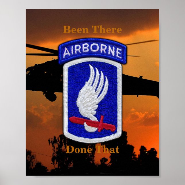 173rd Airborne Brigade Sky Soldiers Patch Print (Front)