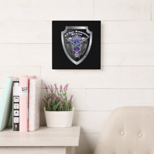 173rd Airborne Brigade  Square Wall Clock