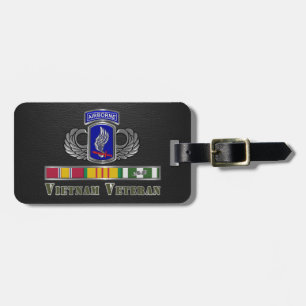173rd Airborne Brigade Vietnam Veteran Luggage Tag