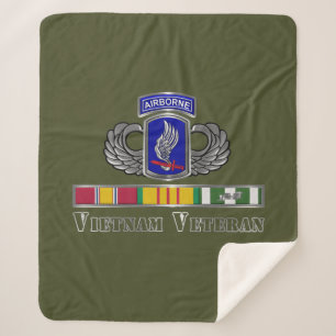 173rd Airborne Brigade Vietnam Veteran Sherpa Blanket