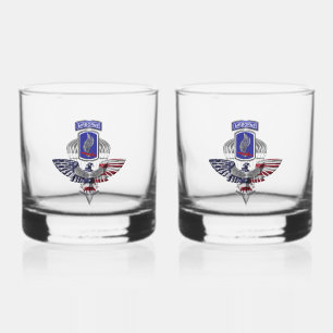 173rd Airborne Brigade Whiskey Glass