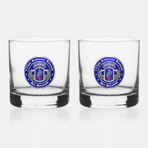 173rd Airborne Brigade Whiskey Glass