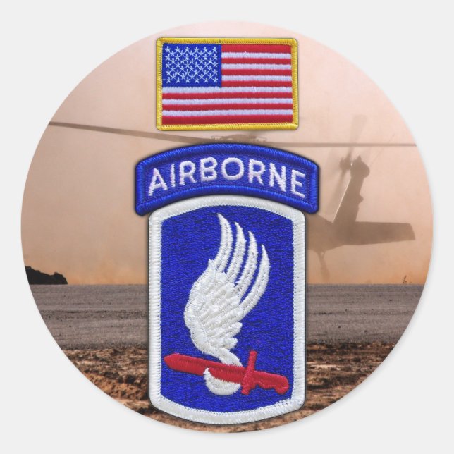 173rd airborne veterans vets patch Stickers (Front)