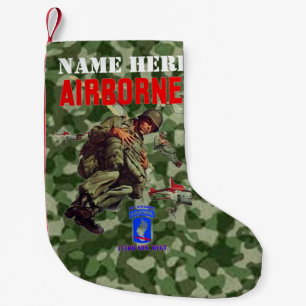 173rd SKY SOLDIERS Small Christmas Stocking