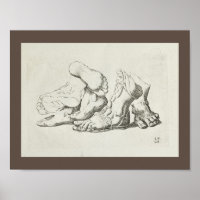 1747 Artistic Anatomy Foot Art Print