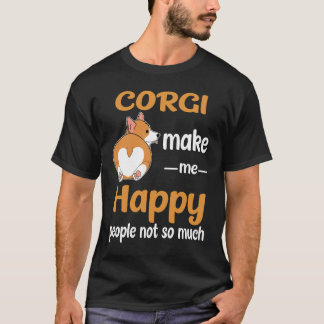 174 Corgi Make Me Happy T-Shirt