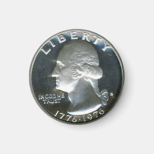 1776-1976 Bicentennial Drummer Boy Quarter Dollar Magnet