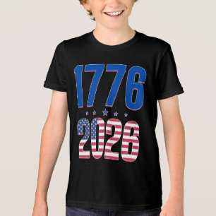 1776 2026 250 years freedom  Tri-Blend shirt