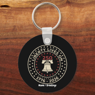 1776-2026 Commemorative 250th Semiquincentennial Key Ring