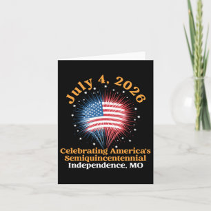 1776-2026 Independence, Missouri Americas 250th Bi Card