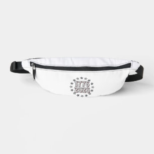 1776 2026 Patriotic Stars Vintage Vector Design_1 Bum Bags