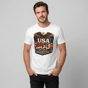 1776-2026 USA 250th Anniversary 4th of July T-Shirt