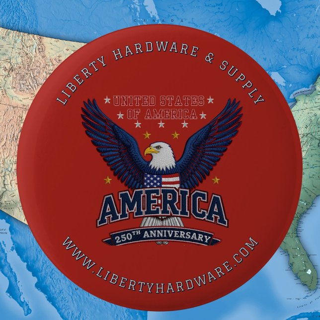 1776 2026 USA Celebration 3 Cm Round Badge (Creator Uploaded)