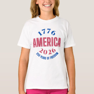 1776 AMERICA 2026 250 years freedom T-Shirt