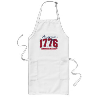 1776 America 250 Years for Freedom Long Apron