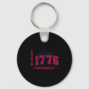 1776 America 250 Years Freedom Key Ring
