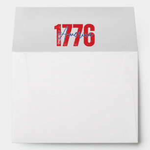 '1776 America' 250th Anniversary 4th of July  Envelope