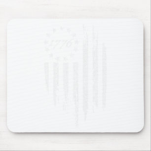1776 American Flag Betsy Ross 13 Stars Usa 4th Of Mouse Pad