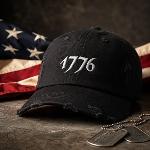 1776 Embroidered American Hat