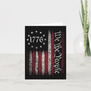 1776 Flag Constitution Independence Day American P Card