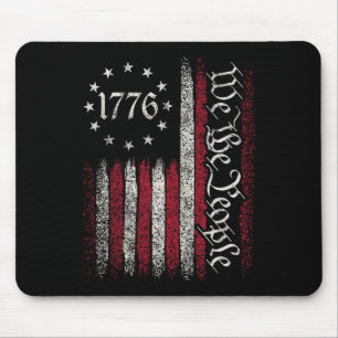 1776 Flag Constitution Independence Day American P Mouse Pad