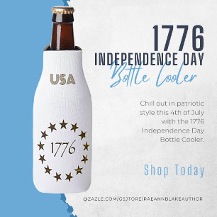 1776 Independence Day Bottle Cooler