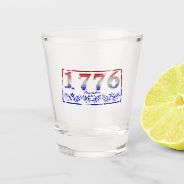 1776 Independence Shot Glass (Front)