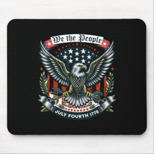 1776 Life Liberty Pursuit Of Happiness 4th Of July Mouse Pad