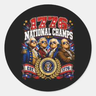 1776 National 1776 2026 250 Anniversary Aamerica Classic Round Sticker