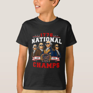 1776 National Champs Funny Patriotic 250 Yearas T-Shirt