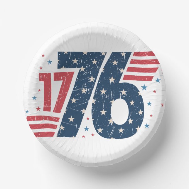 1776  PAPER PLATE (Front)