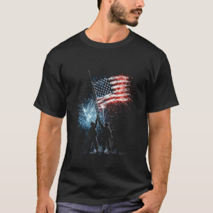 1776 Patriotic American Flag US Men's Fourth of Ju T-Shirt