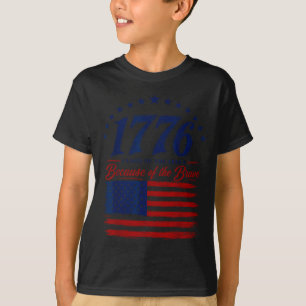 1776 patriotic distressed usa flag 250 years 4th T-Shirt