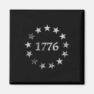 1776 Patriotic Vintage Style Usa 4th Of July Magnet