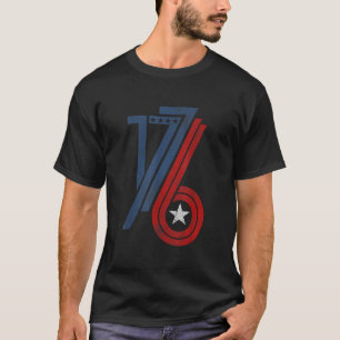 1776 Patriotic Vintage USA America 4th of July Ind T-Shirt
