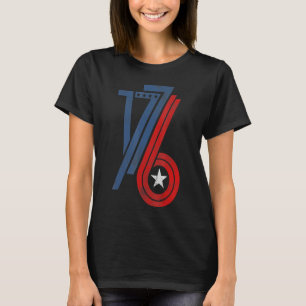 1776 Patriotic Vintage Usa America 4th Of July Ind T-Shirt