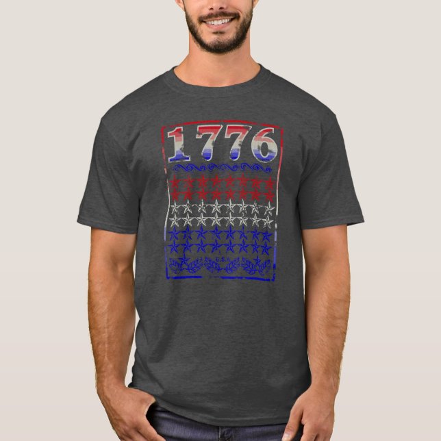 1776 Stars T-Shirt (Front)