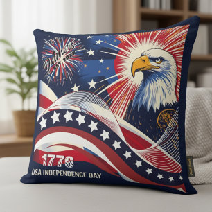  1776 USA Independence Day Cushion