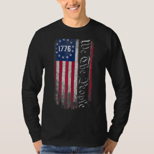 1776 We The People Betsy Ross 4th Of July American T-Shirt