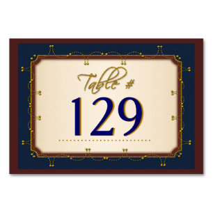 1776 Wedding Collection (Table Number) Table Number