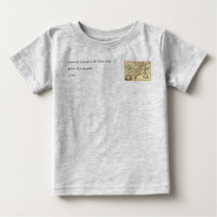 1778 Map of Canada and the United States Baby T-Shirt