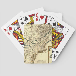 1778 Map of Canada and the United States Playing Cards